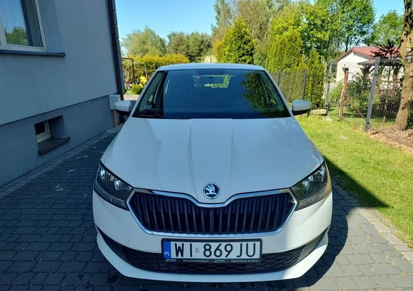 Skoda Fabia cena 38899 przebieg: 93931, rok produkcji 2019 z Urzędów małe 466